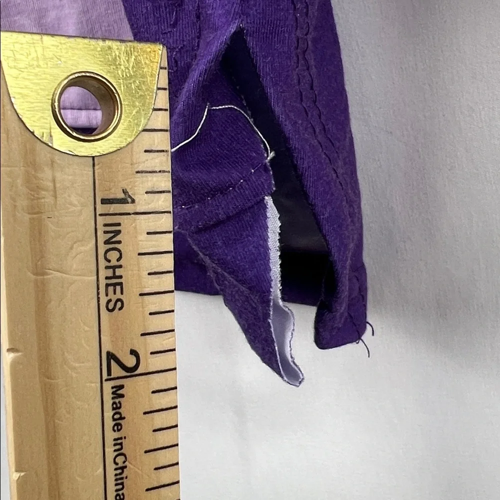 Sunshine Swing - Girl’s Hooded Top - Size 6 Purple Unicorn - Kangaroo Pocket - Picture 8 of 10